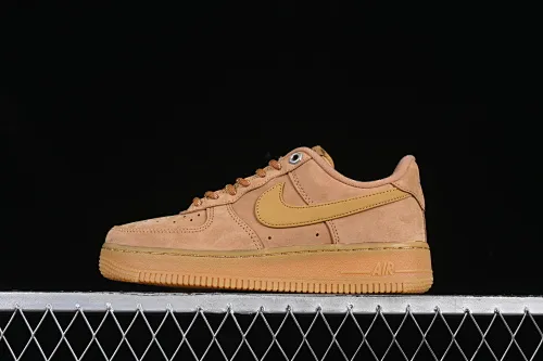 All categories Nk Air Force 1 Air Force series Nk Air Force 1 Low Air Force low top X version Nk Air Force 1'07 WB AF1 wheat color first layer suede Air Force 1 low top sneakers CJ9179-200